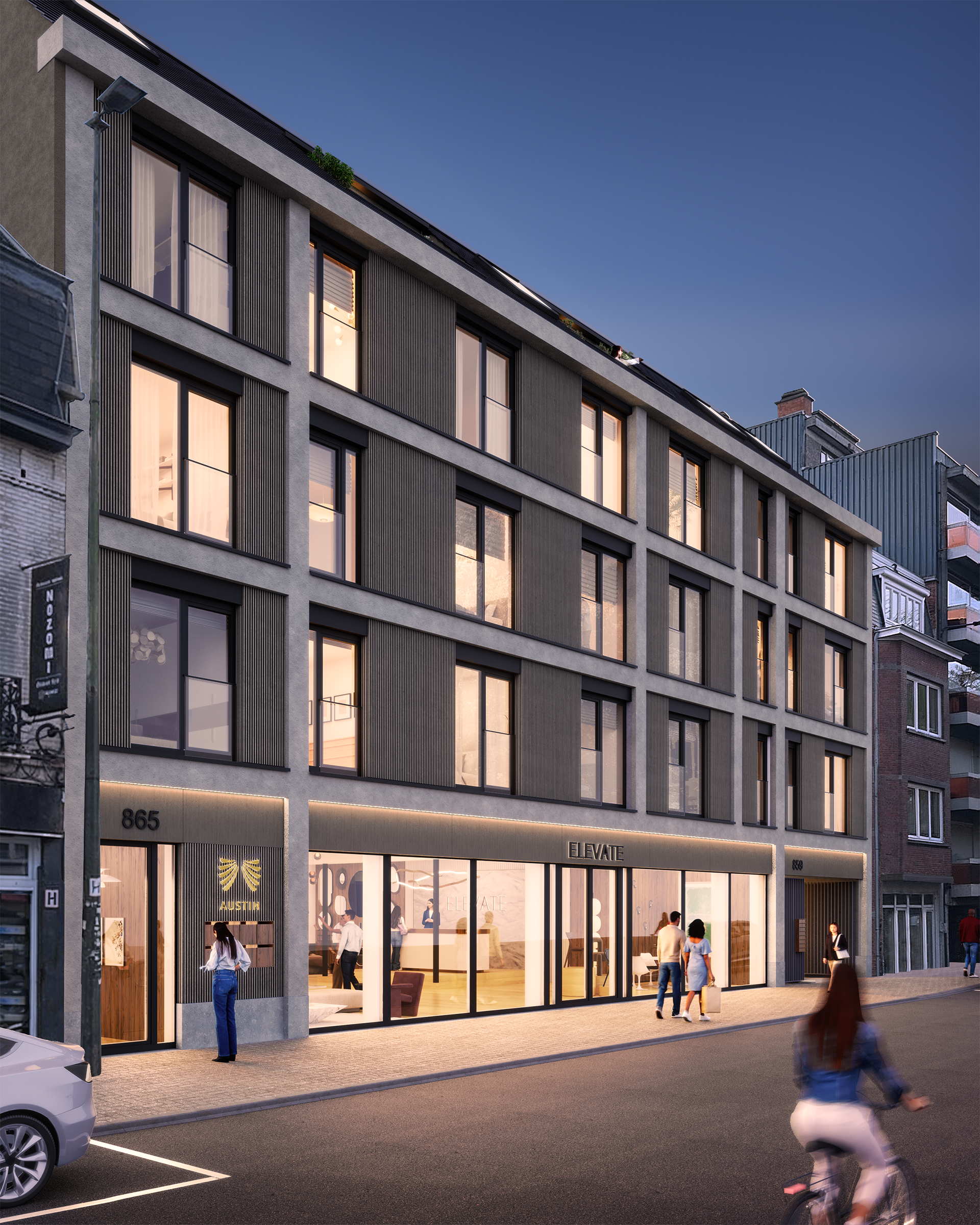 Austin - Façade gauche